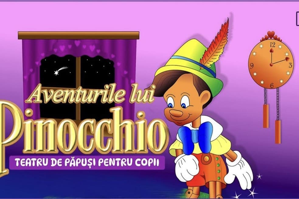 Aventurile lui Pinocchio - teatru pentru copii @ Terasa Florilor