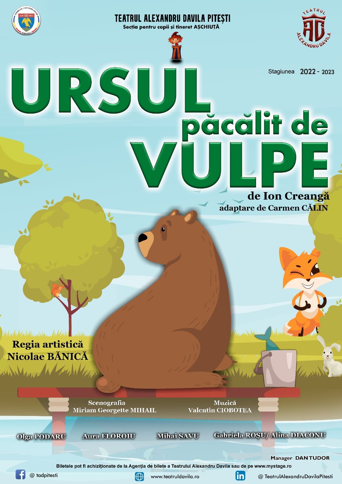 Ursul păcălit de vulpe