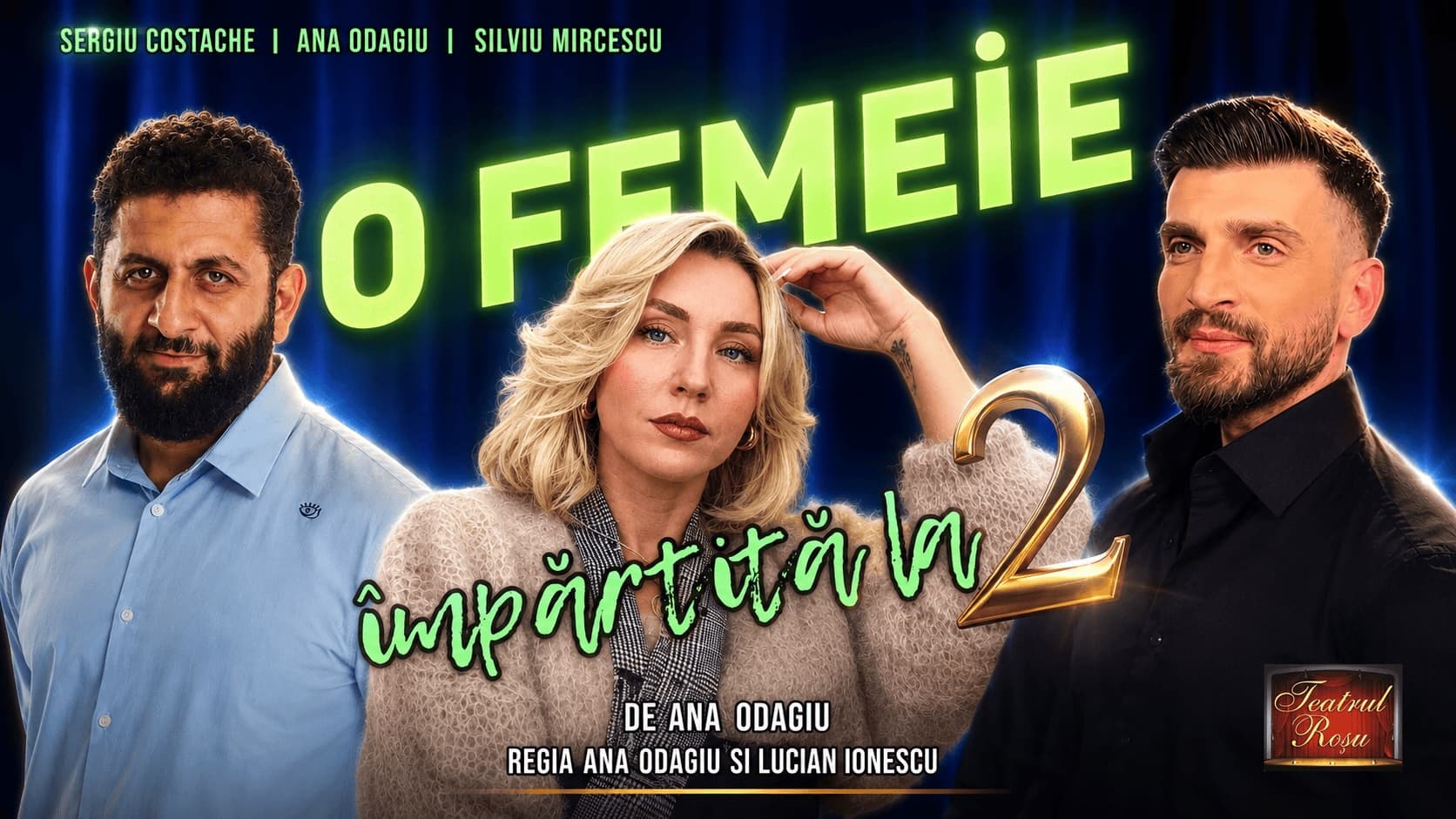 O femeie împărțită la doi
